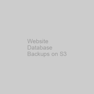 Website Database Backups on S3
